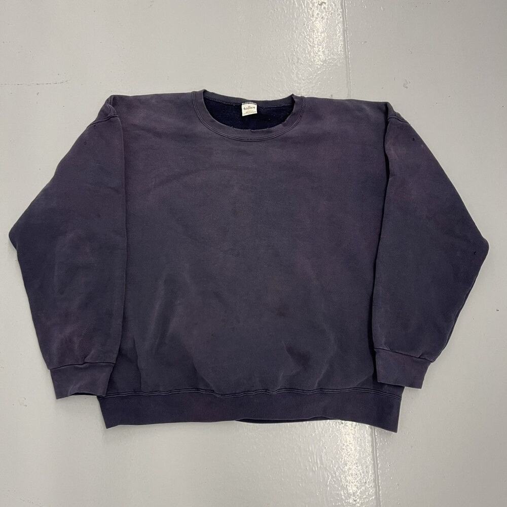 Vintage 90s Jockey Navy Faded Boxy Sweatshirt